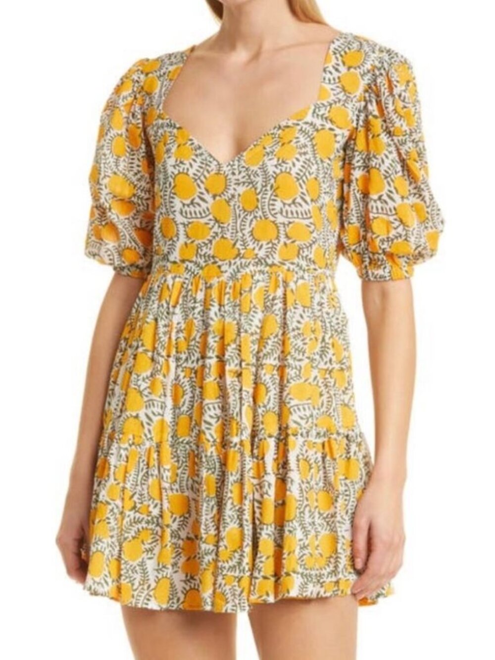 Mille Dress.Aneli Mini in citrus